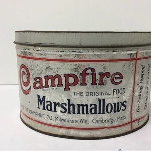 Vintage Campfire Marshmallows Tin